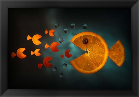 Framed Orange Fish Print