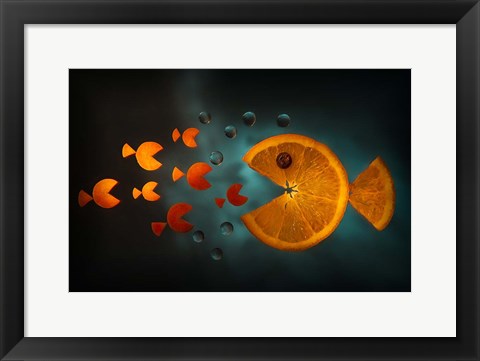 Framed Orange Fish Print