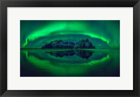 Framed Eye Of Stokksnes Print