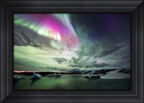 Framed Jokulsarlon Lake Print