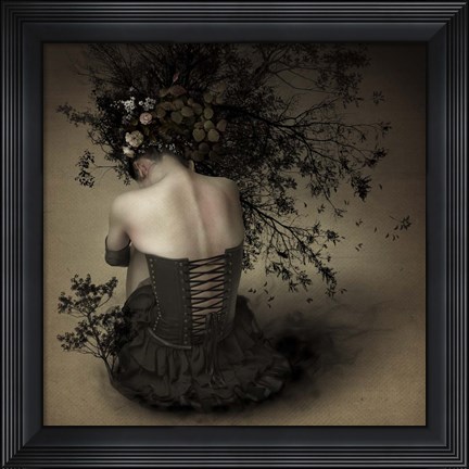 Framed Night Scented Girl Print