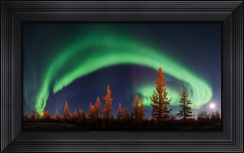 Framed Northern Lights Print