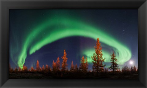 Framed Northern Lights Print