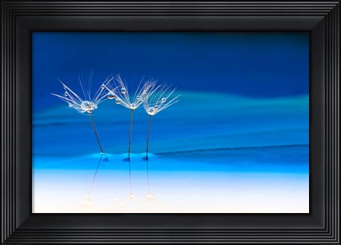 Framed Blue Landscape Print