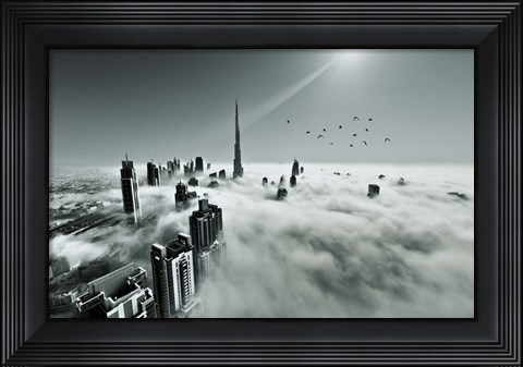 Framed Up Up And Above Print