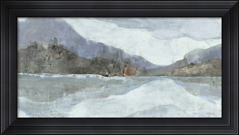 Framed Light Winter Landscape Print
