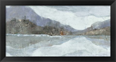 Framed Light Winter Landscape Print