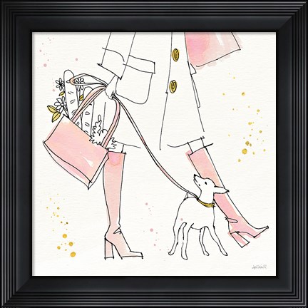 Framed Fashion Feet I Print