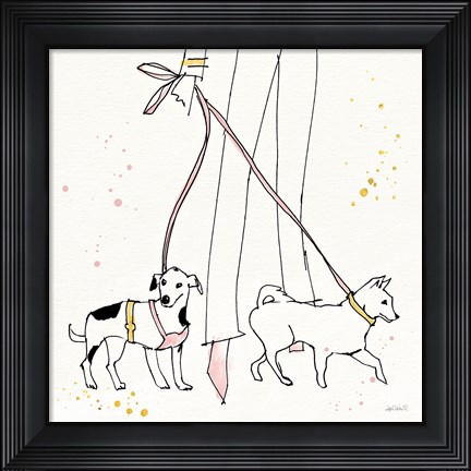 Framed Fashion Feet III Print