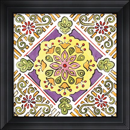 Framed Sunny Bouquets VIII Print