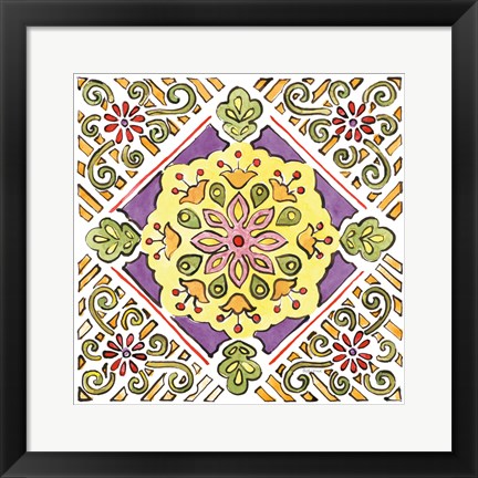 Framed Sunny Bouquets VIII Print