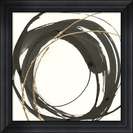 Framed Gilded Enso IV Print