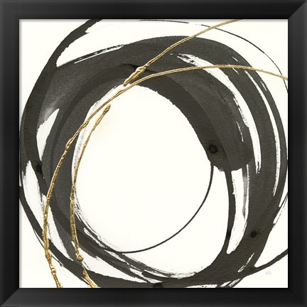 Framed Gilded Enso IV Print