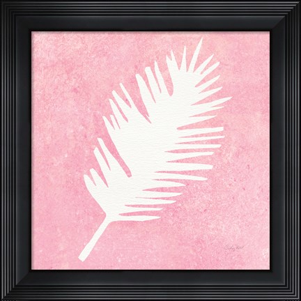 Framed Tropical Fun Palms Silhouette I Print