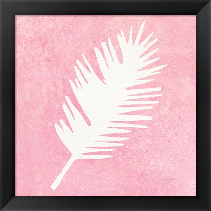 Framed Tropical Fun Palms Silhouette I Print
