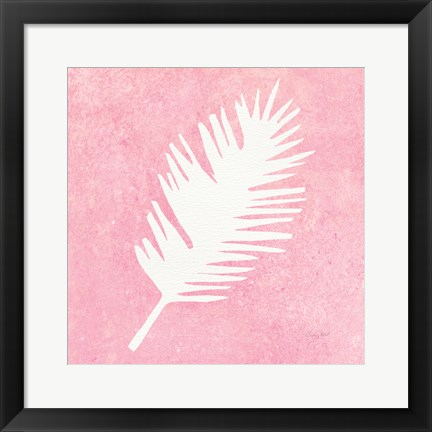 Framed Tropical Fun Palms Silhouette I Print