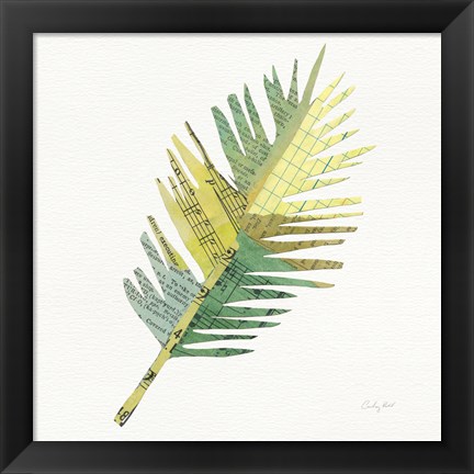 Framed Tropical Fun Palms I Print