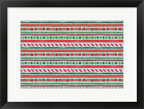 Framed Holiday Wings IX Blue Print