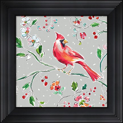 Framed Holiday Wings IV Print
