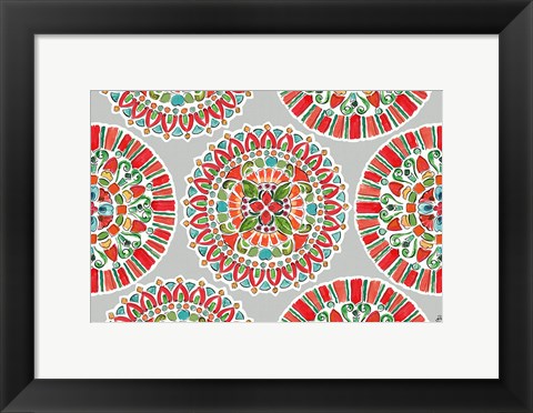 Framed Holiday Wings VII Print
