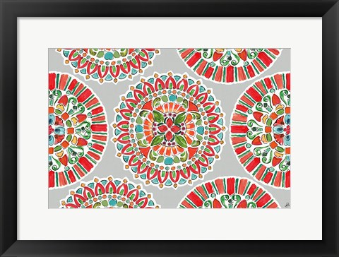 Framed Holiday Wings VII Print