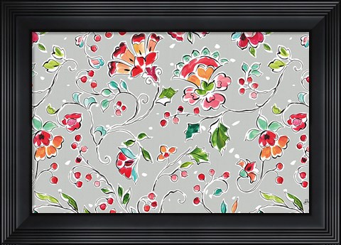 Framed Holiday Wings VIII Print