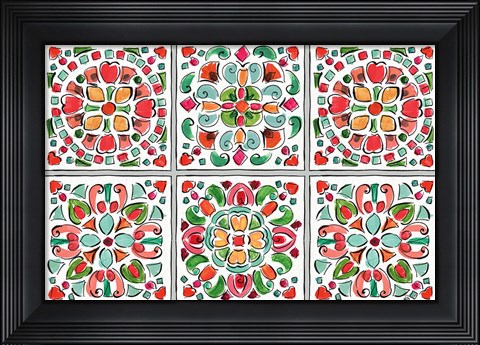 Framed Holiday Wings X Print