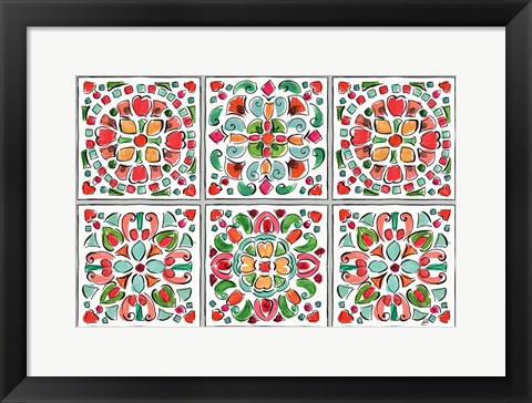 Framed Holiday Wings X Print