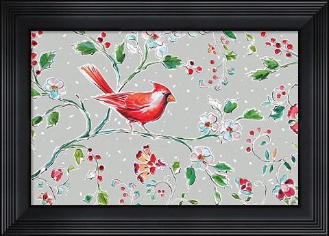 Framed Holiday Wings I Print