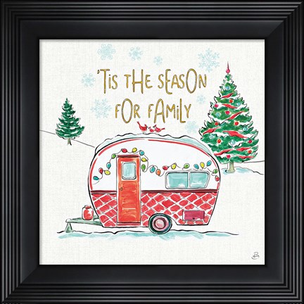 Framed Christmas in the Country VI Print