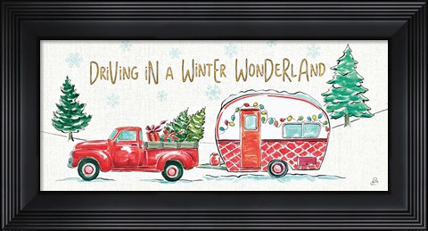 Framed Christmas in the Country VIII Print