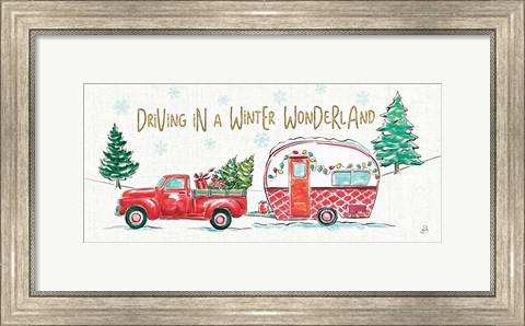 Framed Christmas in the Country VIII Print