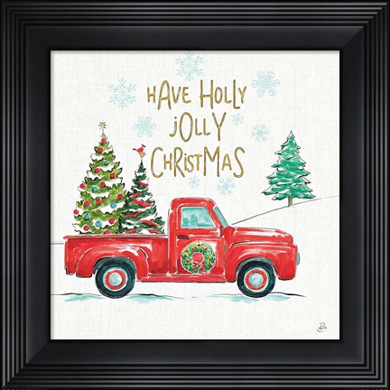 Framed Christmas in the Country III Print