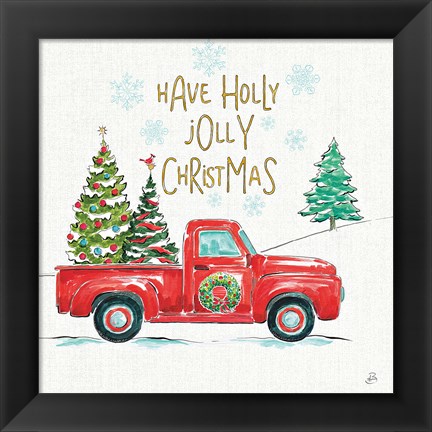 Framed Christmas in the Country III Print