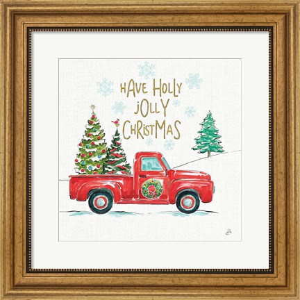 Framed Christmas in the Country III Print