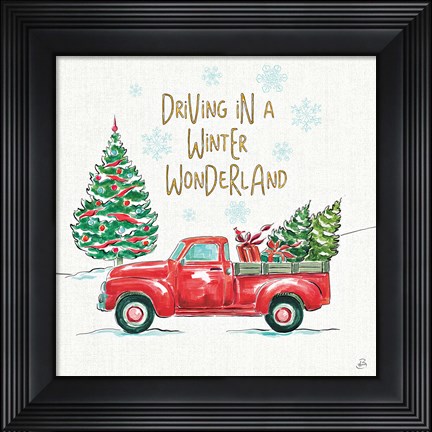 Framed Christmas in the Country IV Print