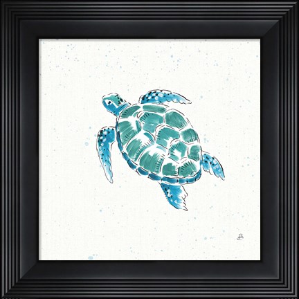 Framed Maritime VII Print