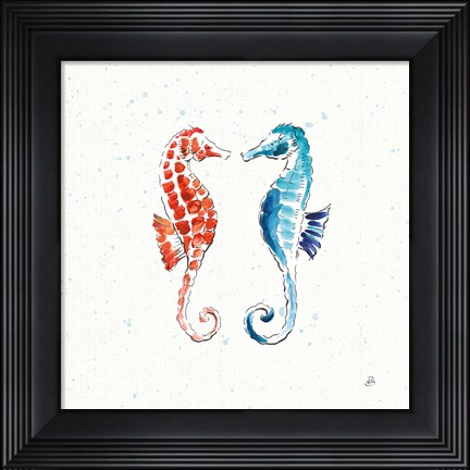 Framed Maritime IX Print