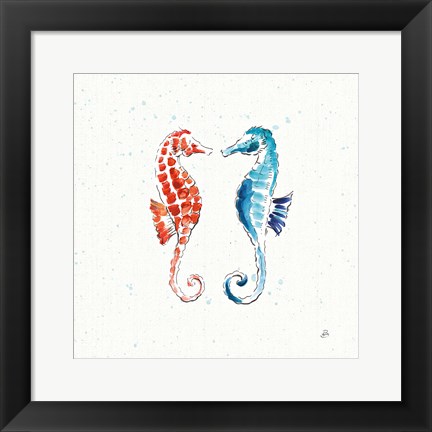 Framed Maritime IX Print