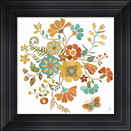 Framed Autumn Impressions V Print
