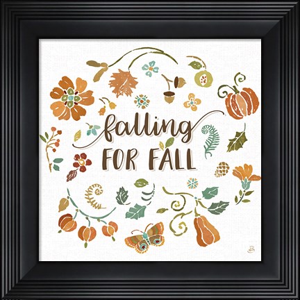 Framed Autumn Impressions III Print