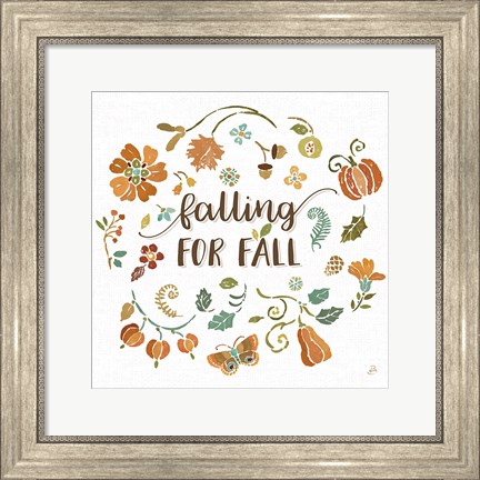 Framed Autumn Impressions III Print