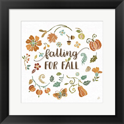 Framed Autumn Impressions III Print