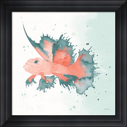 Framed Splash VI Print