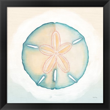 Framed Boardwalk Sand Dollar Print