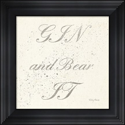 Framed Shot Fetish Quotes IX Light Silver Print