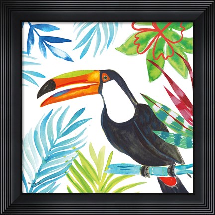 Framed Tropicana II Print
