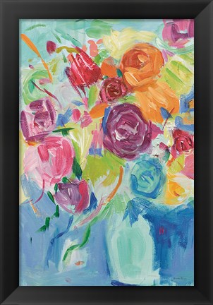 Framed Matisse Florals Pastel Crop Print