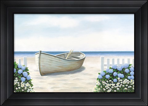 Framed Beach Days I Print