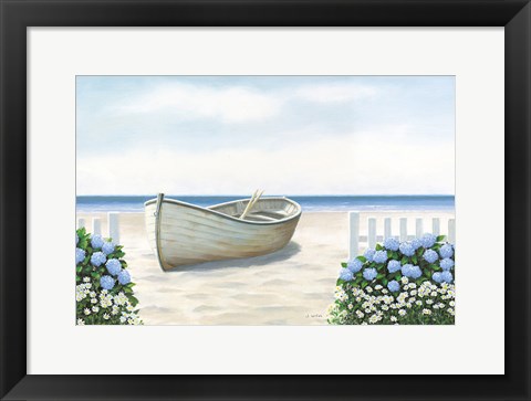 Framed Beach Days I Print